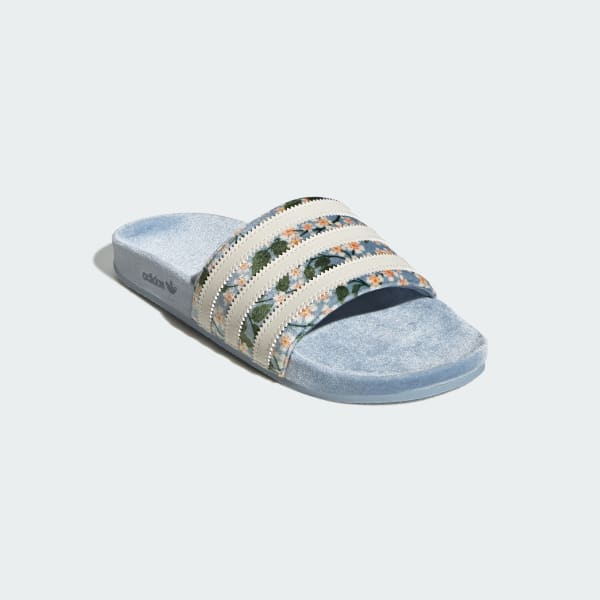 Blue Adilette x Liberty London Slides