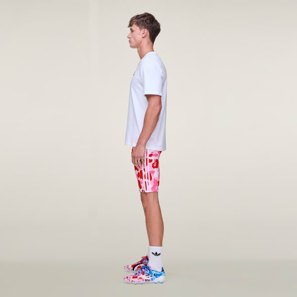 สีชมพู กางเกงรัดรูป BAPE FB