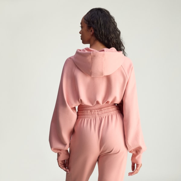 Pink adidas by Stella McCartney Cropped Hoodie