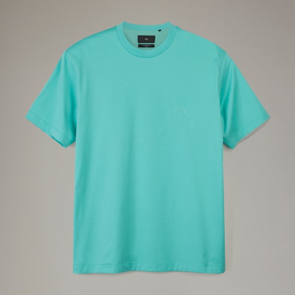 Turquoise Y-3 Relaxed Short Sleeve Tee