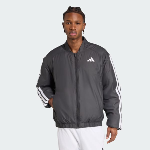 Negro Casaca bómber Essentials con CLIMAWARM aislante con las 3 Tiras
