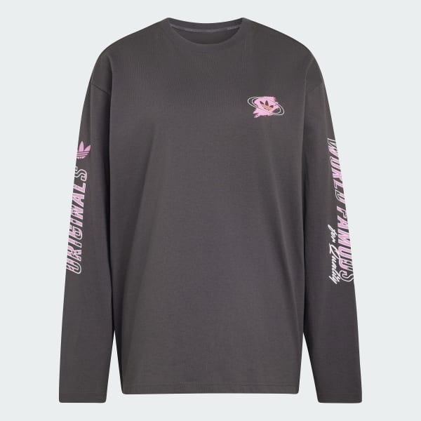 Grey GRAPHIC LONGSLEEVE T-Shirt