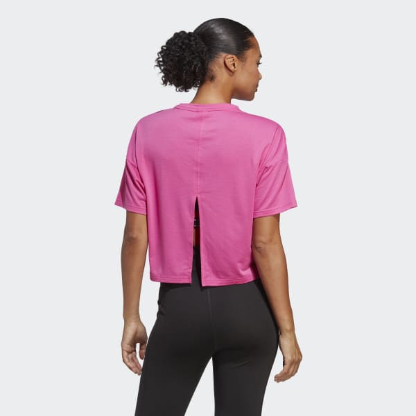 Pink Train Icons 3 Bar Logo Tee
