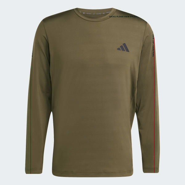 Green Train Essentials Long Sleeve Baselayer Tee