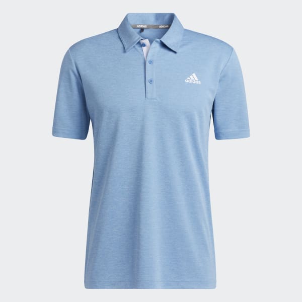 adidas Advantage Novelty Heathered Polo Shirt Blue adidas Australia