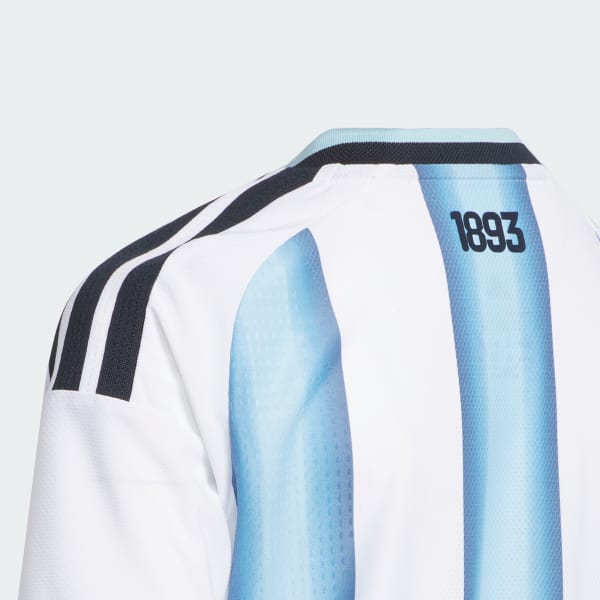 Argentina 26 Home Authentic Kids Jersey