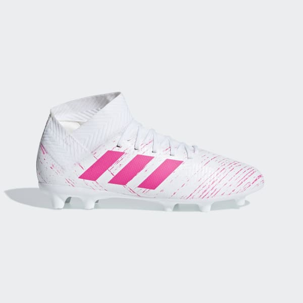 adidas nemeziz 18.3 white and pink
