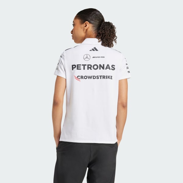Weiss MERCEDES - AMG PETRONAS FORMULA ONE TEAM POLOSHIRT