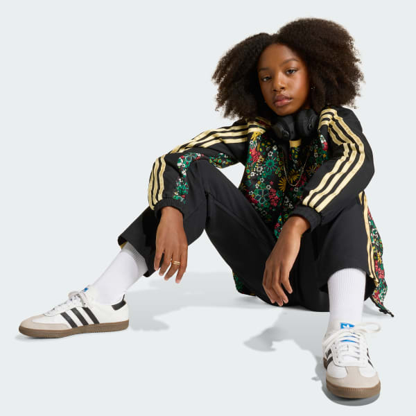 Black adidas Originals x Liberty London TRACK TOP