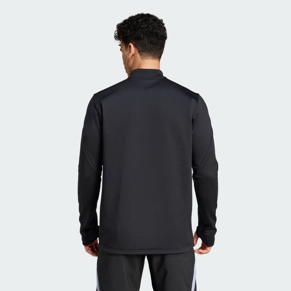 Black All Blacks AEROREADY Warming Long Sleeve Fleece Top