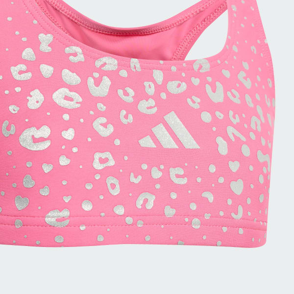 Rosa Conjunto de bikini Glitter Kids