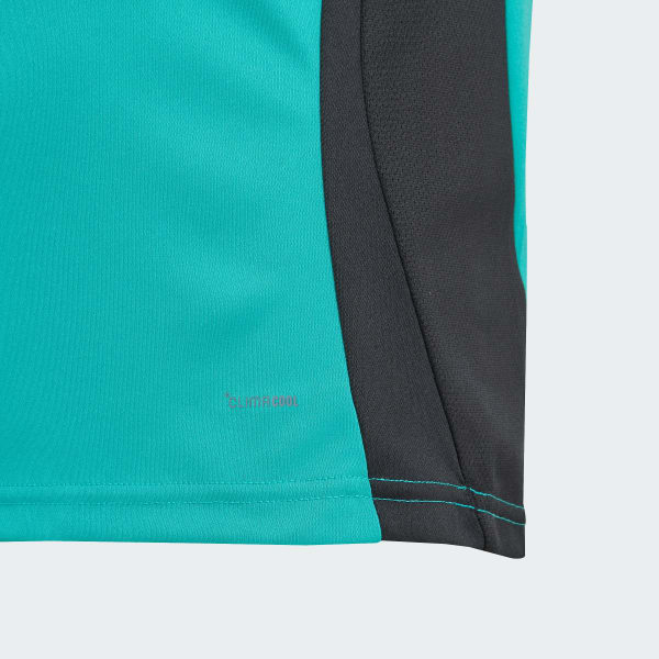 Verde T-shirt Performance dos All Blacks — Criança