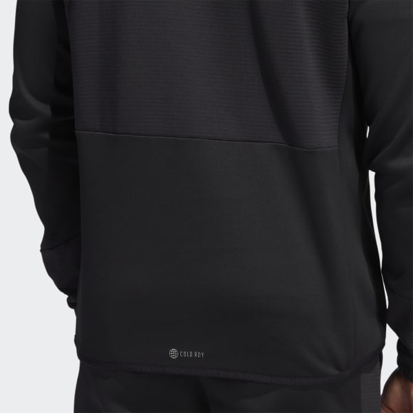 cerná Mikina COLD.RDY 1/4-Zip QD281
