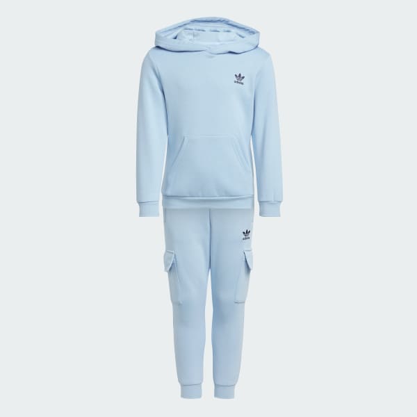 modrá Súprava Hoodie Cargo Kids