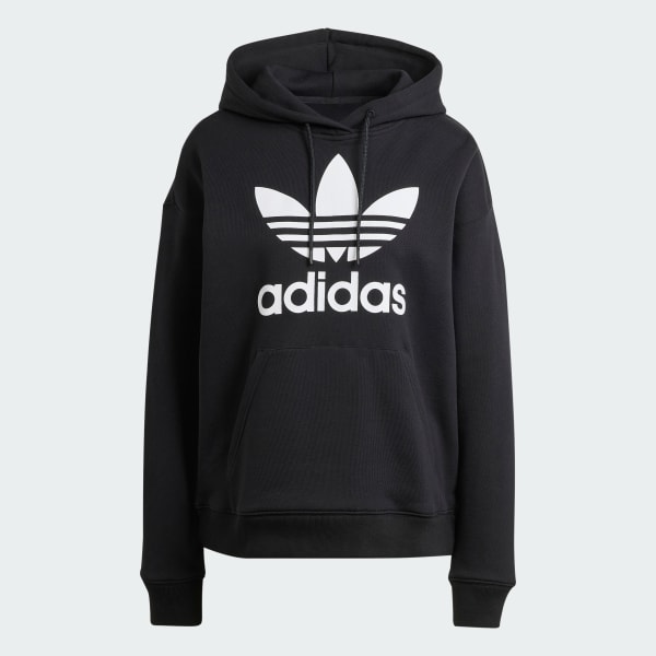 Negro Sudadera con Gorro Trifolio