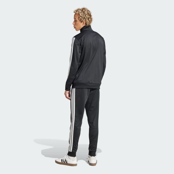 Negro Conjunto Sportswear Basic 3 Franjas Tricot