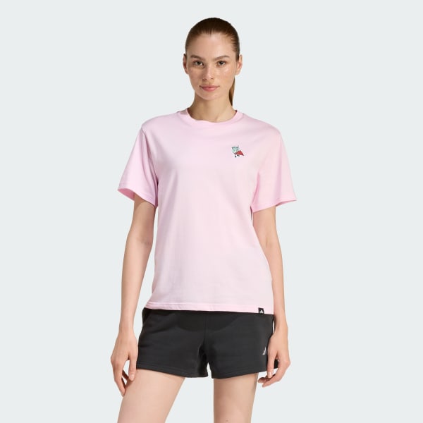 Pink FOOD REGULAR GRAPHIC T-SHIRT