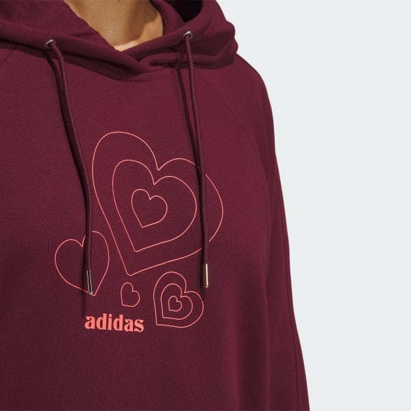 Adidas bordeaux hoodie deals