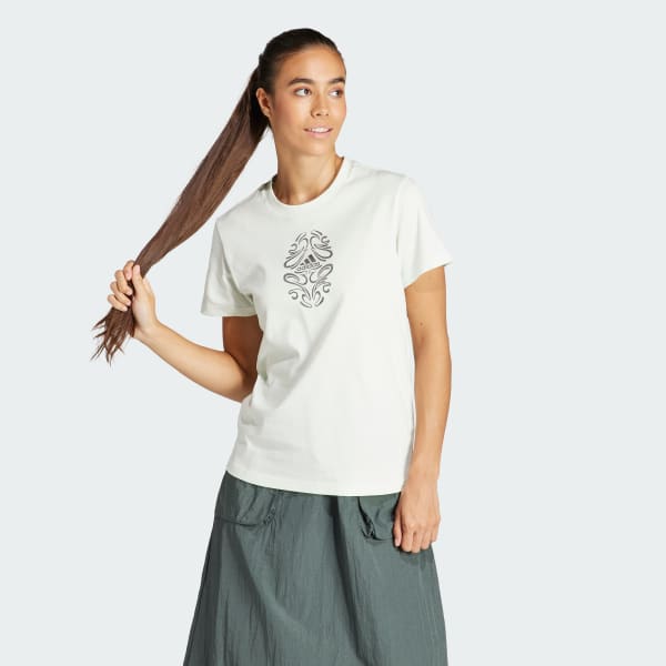 Green Metallic Graphic Tee