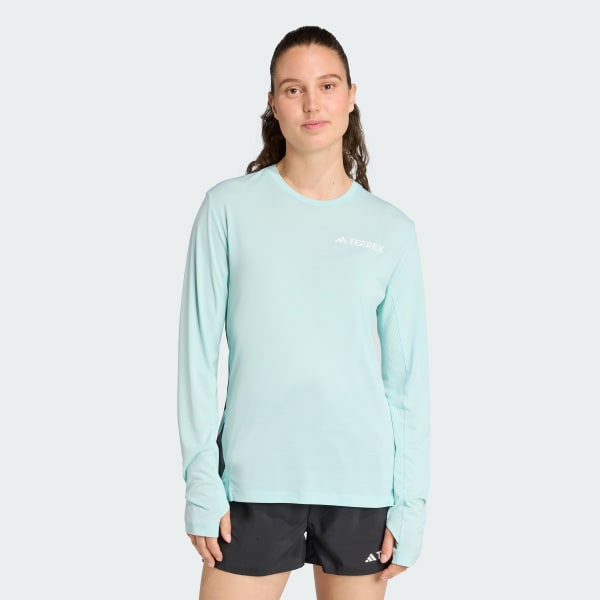 Turkusowy Koszulka Terrex Xperior Climacool+ Long Sleeve