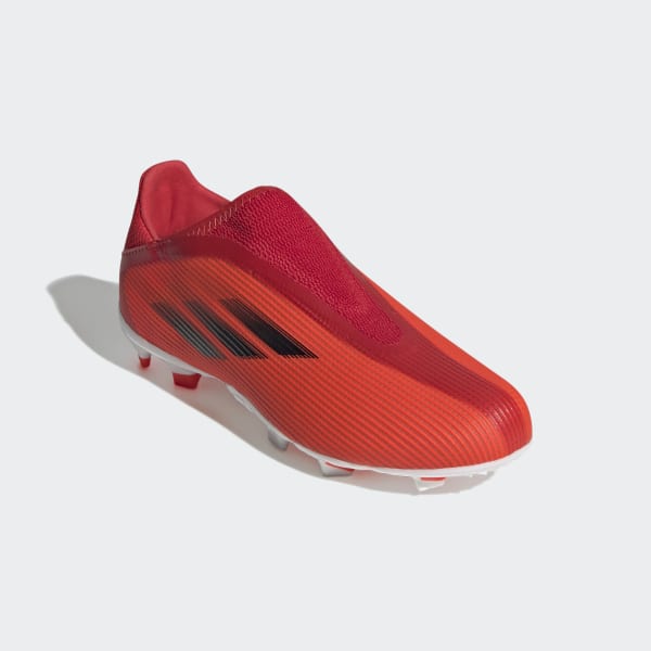 Rojo Botines X Speedflow.3 Sin Cordones Terreno Firme