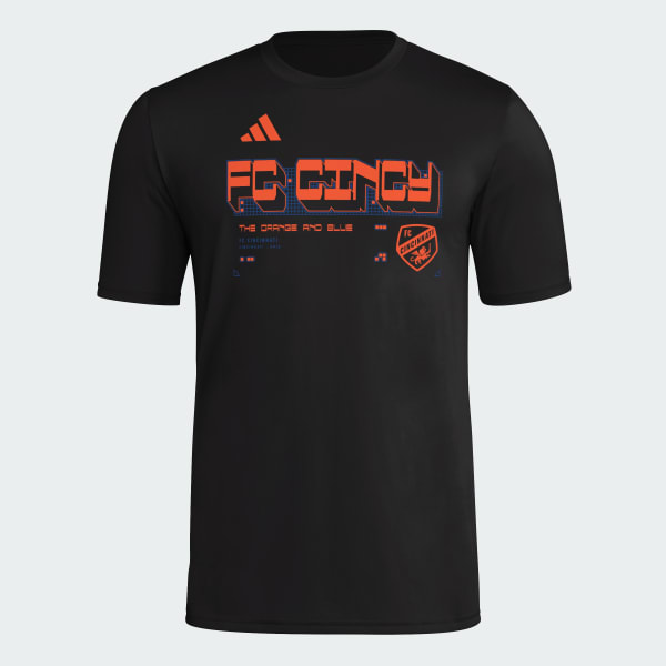 adidas LAFC Mens Short Sleeve Pregame T-shirt - Black | Free