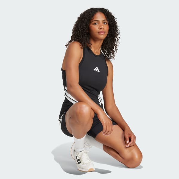 Đen Áo Tank Top 3 Sọc Future Icons