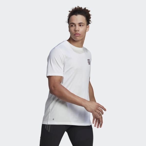 Hvid Cycling Graphic T-shirt QF197