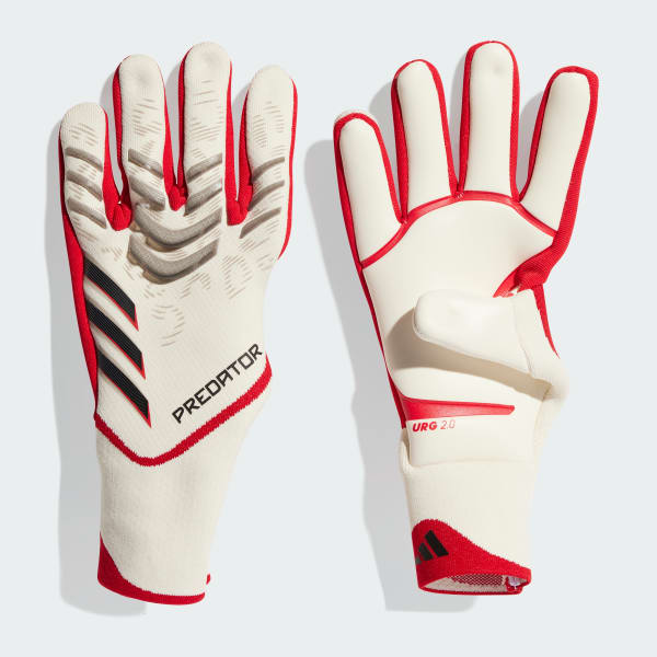 White Predator Pro Goalkeeper Gloves