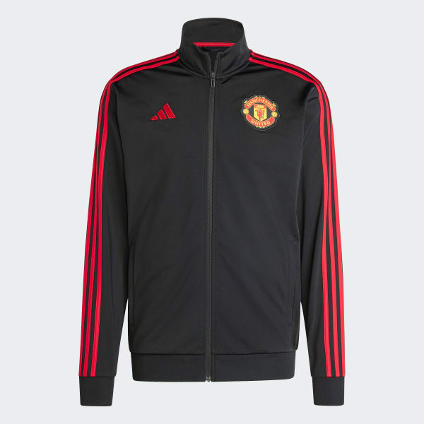 adidas Manchester United DNA Track Top - Black | Free