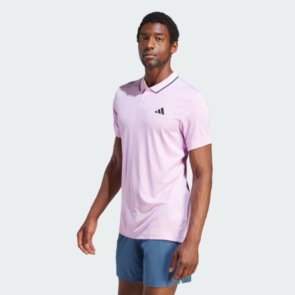Morado Polera Cuello Polo FreeLift para Tenis
