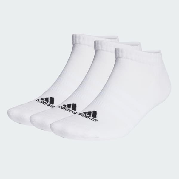Weiss Cushioned Low-Cut Socken, 3 Paar