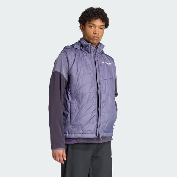 Lila Terrex Multi Climawarm Insulated Hooded Väst
