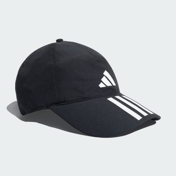 Black 3-Stripes Baseball Cap