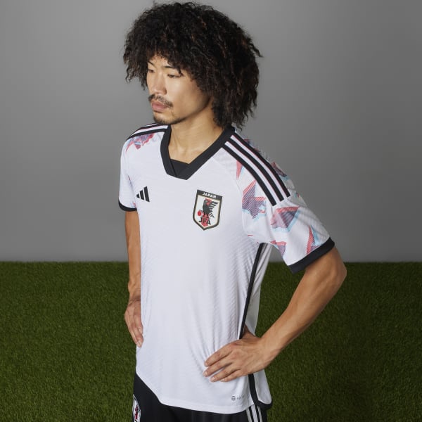 White Japan 22 Away Authentic Jersey HI279