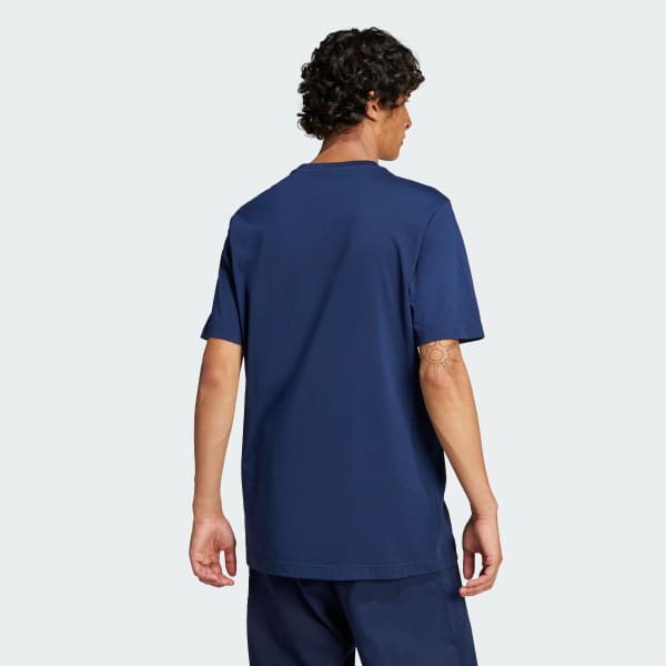 adidas Adicolor Trefoil Tee - Blue | Free Shipping with