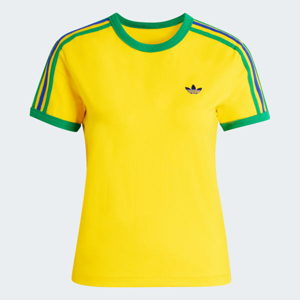 Giallo T-SHIRT 3 STRIPES SLIM