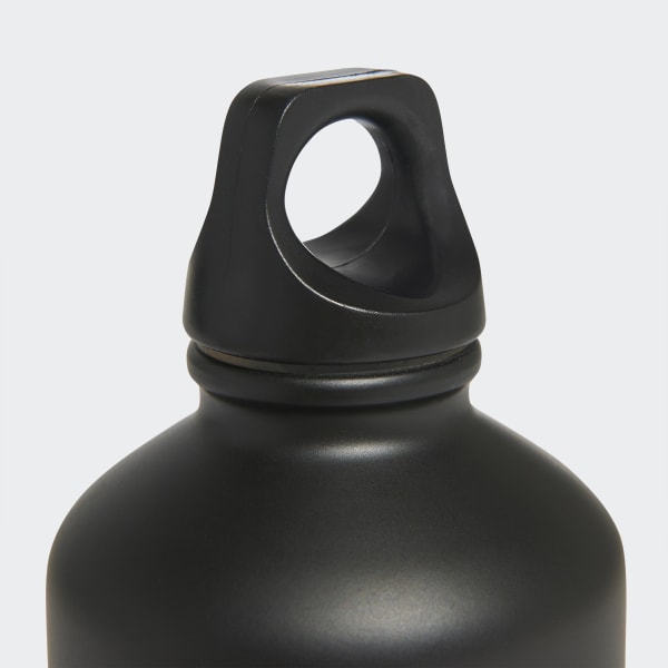 Negro Botella de agua Parley for the Oceans Steel