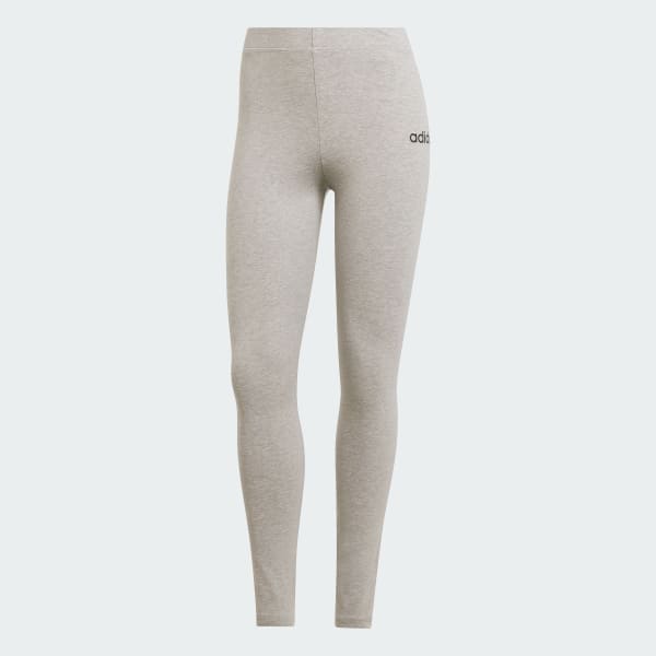 Grey Essentials Linear Cotton Leggings