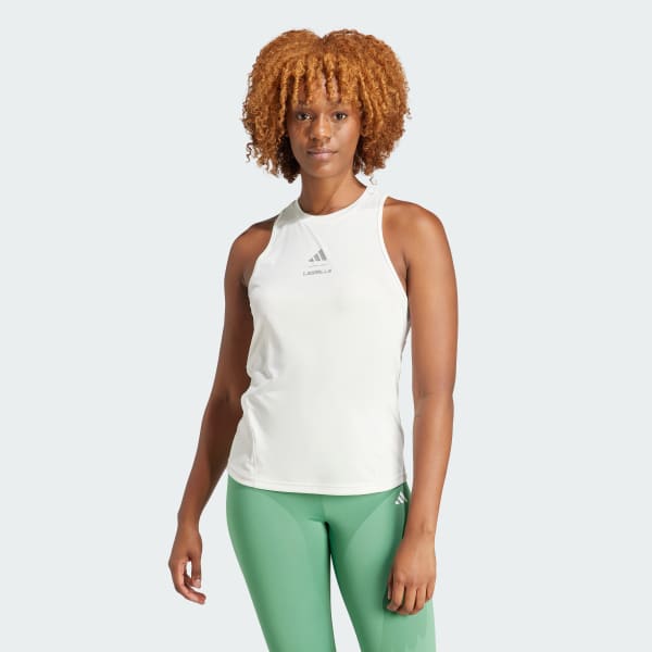 White Les Mills Graphic Tank Top