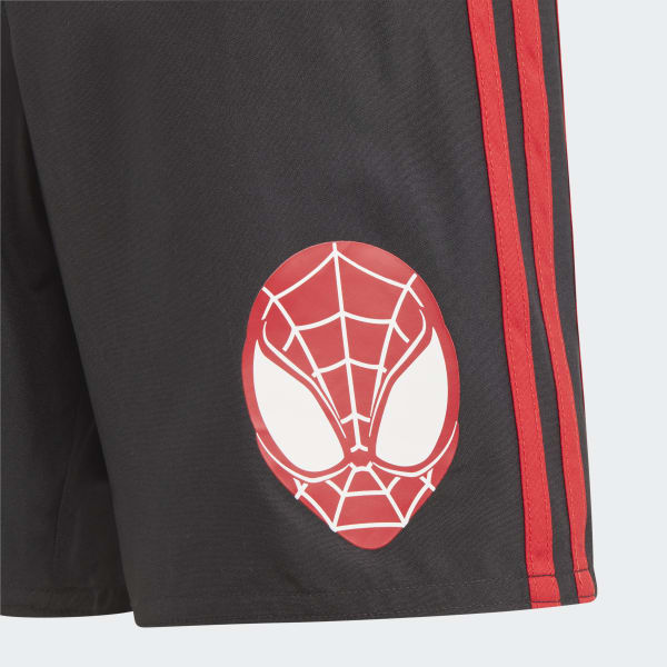 Black adidas x Marvel Spider-Man Swim Shorts