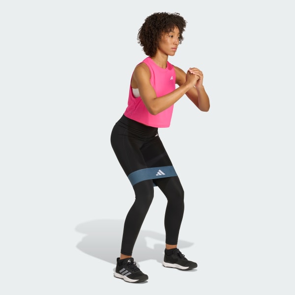 Rosa Playera sin mangas para entrenamiento Essentials Boxy