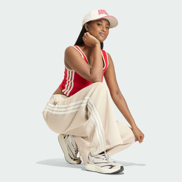 Beige Pantalón deportivo Stadium con las 3 Tiras