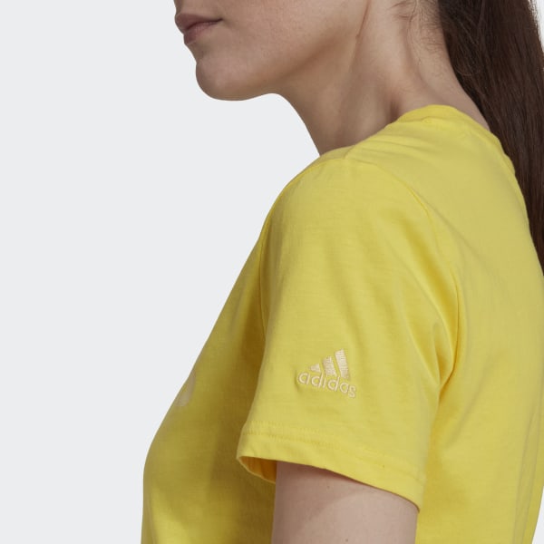 Amarelo Camiseta Essentials Slim Logo 28869