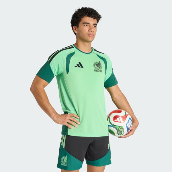 adidas Mexico 26 Tiro Pro Training Jersey - Green | Free Shipping
