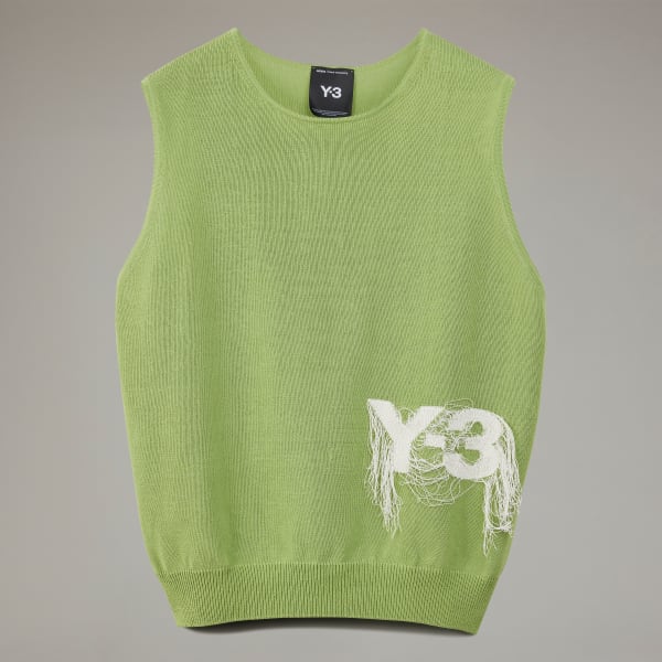Adidas Y-3 Logo Knit Vest WHERE TO BUY