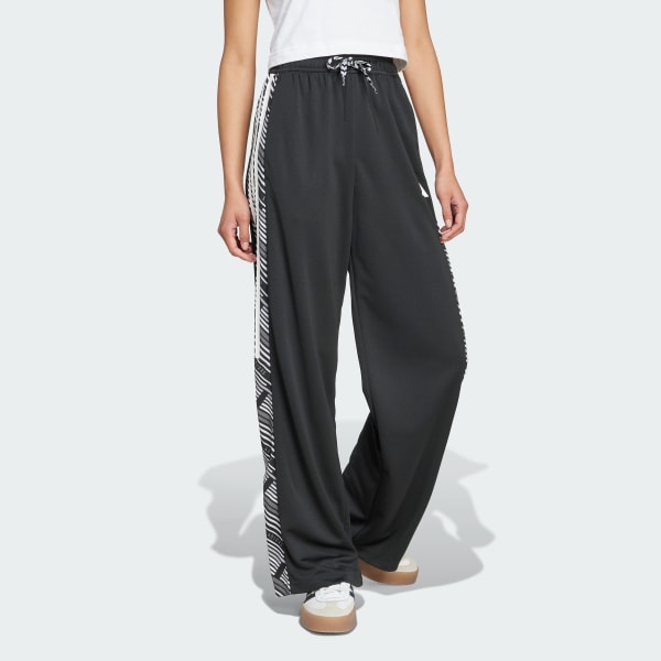 Black Emerging Harmony Wide Track Pants