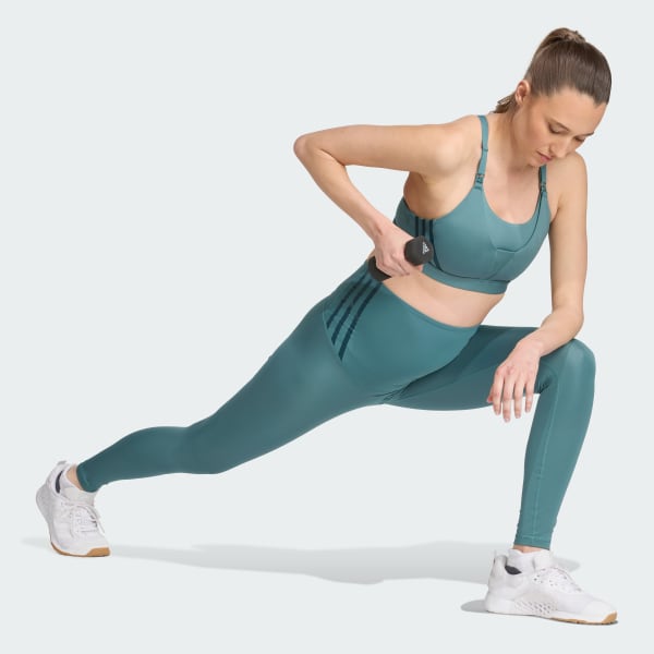 Verde Mallas Largas Optime Essentials Corte Alto (Maternidad)