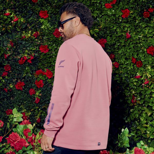 Pink All Blacks Rugby Lifestyle Crewneck sweatshirt