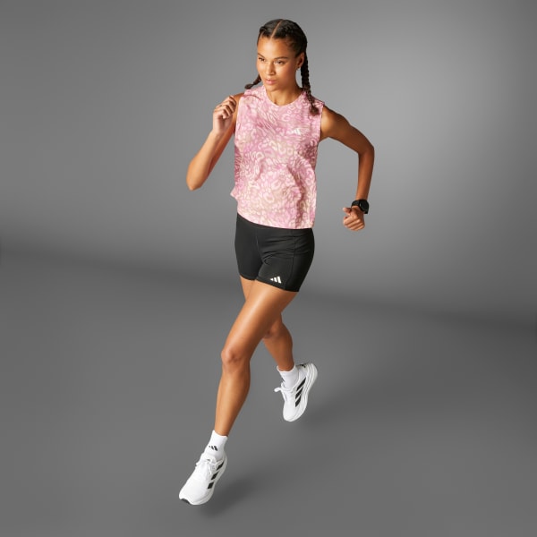 Hong Áo Tank Top 3 Sọc CLIMACOOL Own the Run